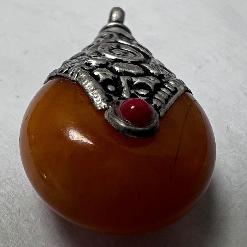 vtg - Modern Jewelry Orange Flowercore Bib Necklace Enamel Earrings Bangle‎ Cuff - Picture 11 of 16
